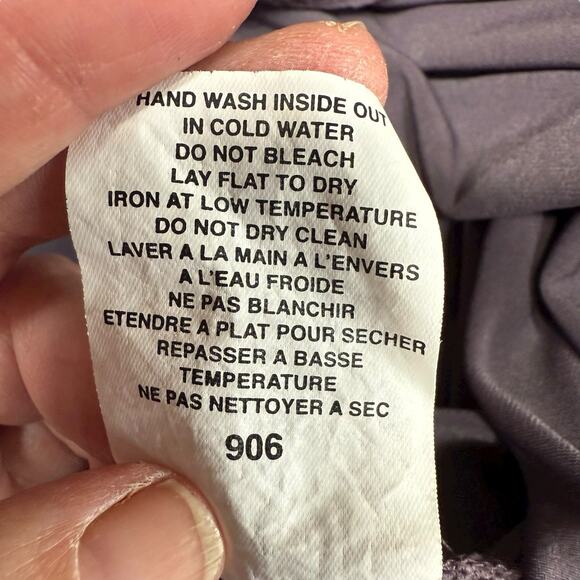 Sympli Women's Top Asymmetrical Purple Sz 12 Canada Drapey Relaxed Comfortable - Picture 5 of 8